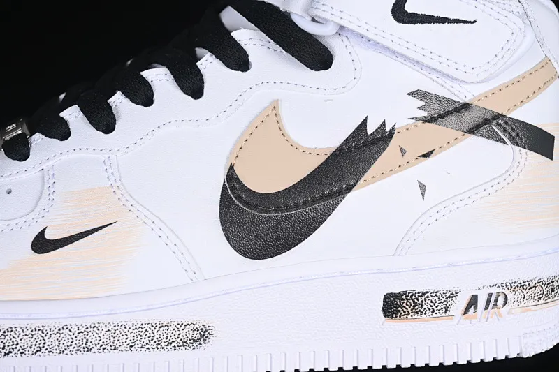 All Categories Nk Air Force 1 Air Force Series Nk Air Force 1 Mid Air Force Mid Nk Air Force 1'07 Mid Broken Hook Inkjet Painting Second Dimension Theme Air Force One Mid Casual Sneakers ZH0316-058